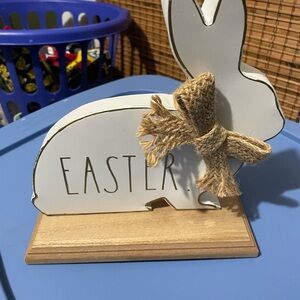 Rae Dunn White Easter Bunny Decor